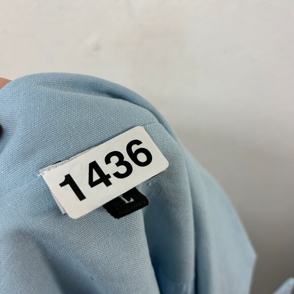 Anna Kay ladies blazer large blue suit jacket double breasted capsule minimalist - Picture 11 of 12